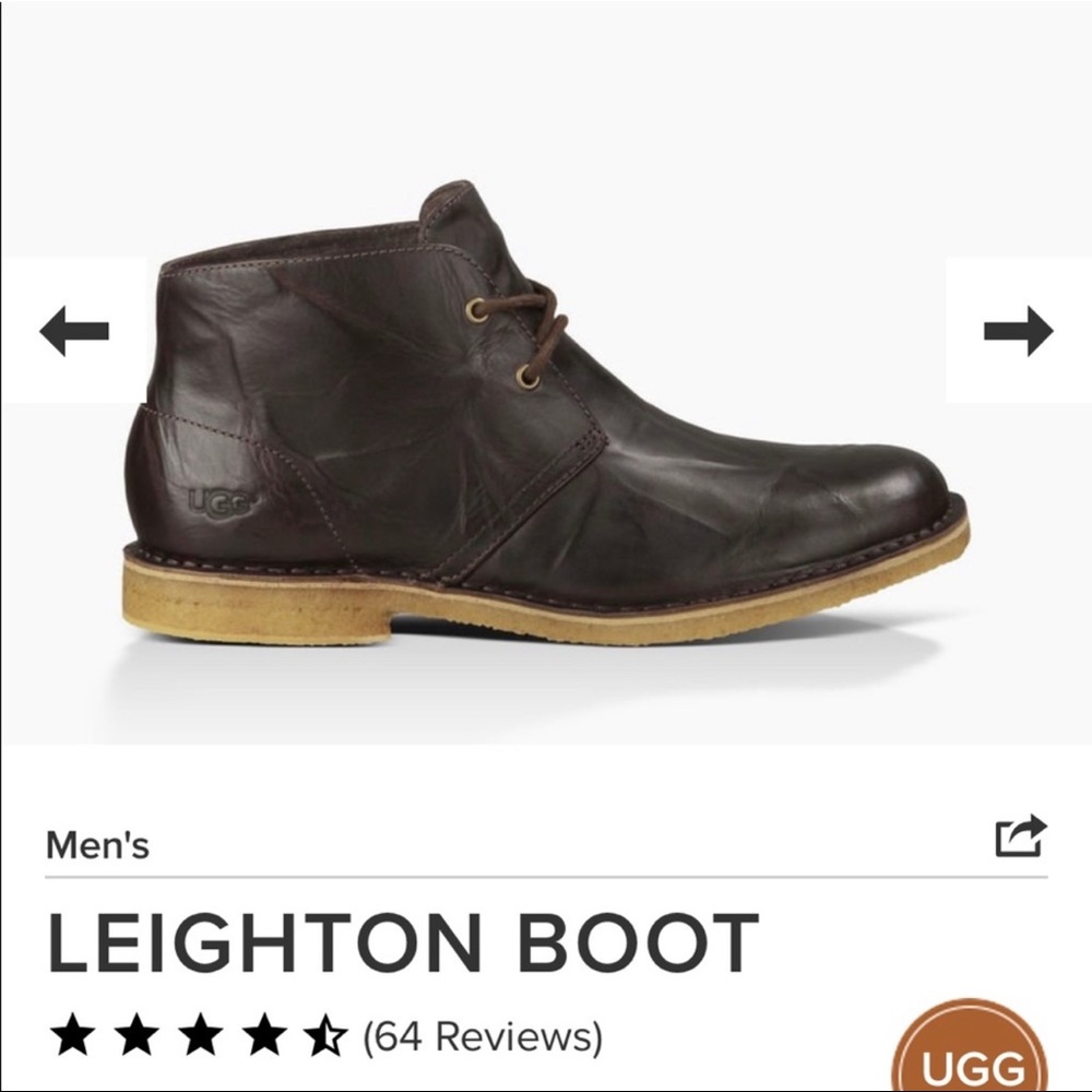 UGG Men's Leighton Chukka Boot - Picture 4 of 5